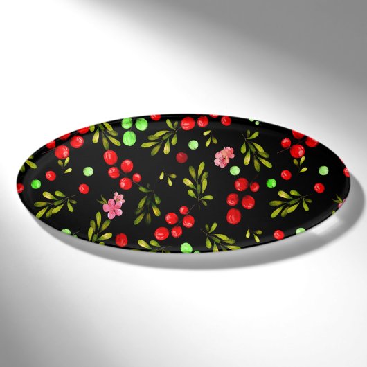 Berries Pattern Naambadge (Voorkant)
