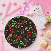 Berries Pattern Papieren Bordje (Feest)