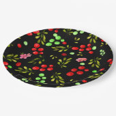 Berries Pattern Papieren Bordje (Gekanteld)