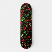 Berries Pattern Skateboard (Voorkant)