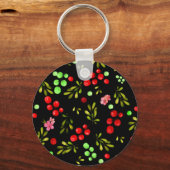 Berries Pattern Sleutelhanger (Voorkant)