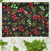 Berries Pattern Theedoek (Gevouwen)
