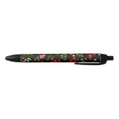 Berries Pattern Zwarte Inkt Pen (Bodem)