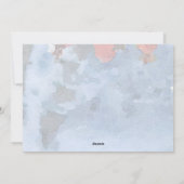 Berries rouges en neige Carte de vacances photo (Dos)