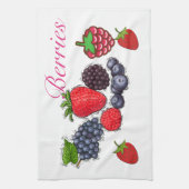Berries Serviettes de cuisine (Vertical)