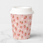 Berry 1e Verjaardag Aardbei Theme Papieren Cups Papieren Bekers (Rechts)