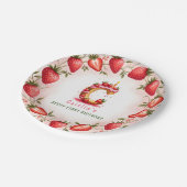 Berry 1e Verjaardag Bord Letter C Cake Design (Gekanteld)