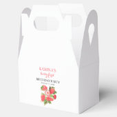 Berry 1e Verjaardagsfeest Aardbeienfruit Zomer Bedankdoosjes (Geopend)