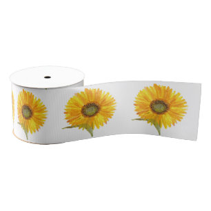 Berry 1e verjaardagsfeestje Zonnebloem Zomer Herfs Grosgrain Lint