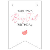 Berry 1er Anniversaire Drapeaux de Bunting (Deuxième drapeau)