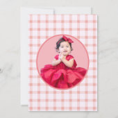 Berry 1er anniversaire Invitation (Dos)