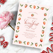 Berry 1er Anniversaire Invitations