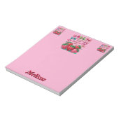 Berry and  Bow Sweet Kindergarten Chic Notitieblok (Gedraaid)