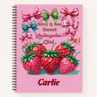 Berry and Bow Sweet Kindergarten Chic Notitieboek
