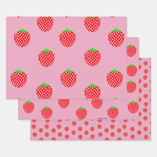 Berry Beauful Summer Inpakpapier Vel (Set)