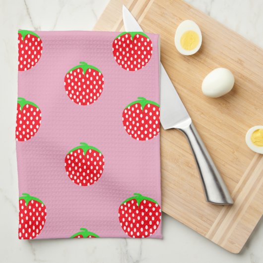 Berry Beauful Summer Theedoek (Quarter Fold)