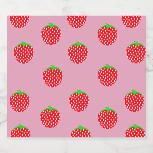 Berry Beautiful Summer Sparkling Wijnetiket (Enkel label)