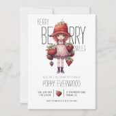 Berry Berry Sweet Anniversaire Fête Invitation (Devant)