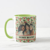 Berry Besties Green et Red Friends Photo Mug (Gauche)