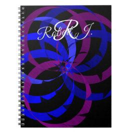 Berry Blend Geometric Spiral Notebook Notitieboek