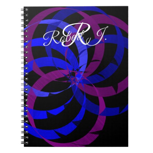 Berry Blend Geometric Spiral Notebook Notitieboek (Voorkant)