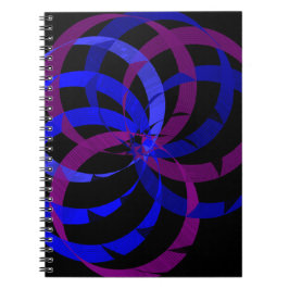 Berry Blend Geometric Spiral Notebook Notitieboek