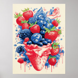 Berry Bliss-explosie Poster