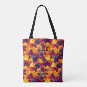 Berry Bliss Tas met herfstbladeren en bessen (Achterkant)