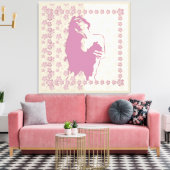 Berry Blossom - Toile Enveloppée (Insitu(Salon))