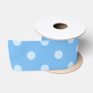 Berry Blue Polka Dot Ribbon Lint