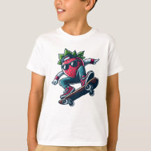 Berry Boarder – Skateboarden Cartoon Strawberry