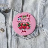 Berry Bow  Sweet Kindergarten Chic Ronde Button 4,0 Cm (In situ)