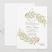 Berry Branch Eerste Holly Communie Kaart (Voorkant / Achterkant)