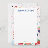 Berry Cute Anniversaire Carte Anniversaire (Dos)