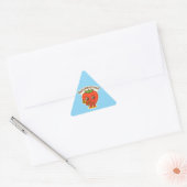 Berry Cute Button Driehoek Sticker (Envelop)