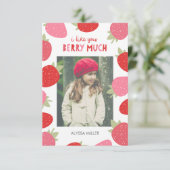 Berry Cute Classroom Valentijn Kaart (Staand voorkant)