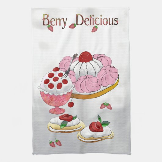 Berry Delicious Theedoek (Verticaal)