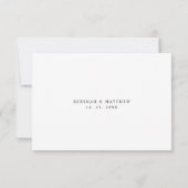 Berry d'hiver doux | Répondre | Carte RSVP (Dos)