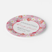 Berry Eerste 1e Verjaardagspapier Bord (Gekanteld)