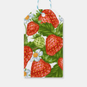 Berry Eerste Aardbei 1e Verjaardagsfeestje Favor Cadeaulabel (Achterkant)
