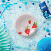 Berry eerste aardbeienverjaardag papieren kommen (Feest)