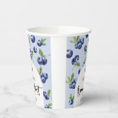 Berry eerste blauwe bessen kinderen verjaardag papieren bekers (Links)