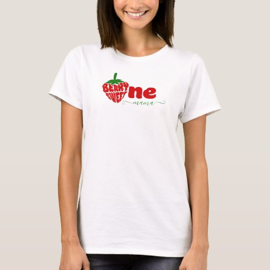Berry Eerste Een Verjaardag Ouder T-shirt (Voorkant)