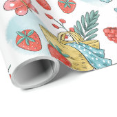 Berry Eerste Verjaardagscadeau Cadeaupapier (Rol Hoek)