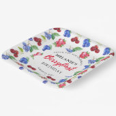 Berry Eerste Verjaardagspapier Bord (Gebogen)