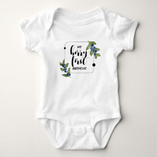 Berry First 1e verjaardag Blueberry Modern GOH Romper