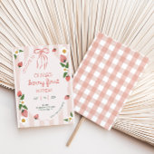  Berry First Birthday 1st Birthday Invitation