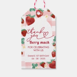 Berry First Birthday Girl 1st Birthday Strawberry Cadeaulabel