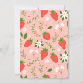 Berry First Birthday Invitation  (Dos)