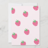 Berry First Birthday Invitation 1er Birthday Girl (Dos)